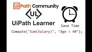 UiPath DataTable Filter/Aggregate Using Compute Method | 