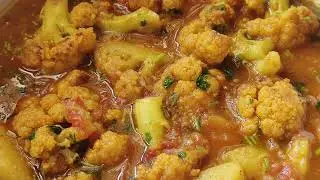 No Onion No Garlic Aloo Gobi Ki Sabji Recipe ❤️❤️❤️❤️❤️
