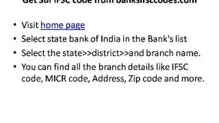 Different ways to Get SBI Bank IFSC code