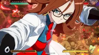 [DBFZ] Android 21 (Lab Coat) new midscreen solo ToD