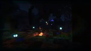 Minecraft Rainy Camp Environment Music Box 10 Hours (Rain + Visuals) | Sleep, Study and Relax |