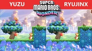 YUZU vs RYUJINX - Super Mario Bros. Wonder (Best Setting)