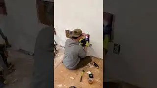 DIY Corner Fireplace Build  #homerenovation #fireplace #diyproject