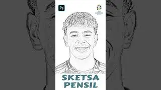 MUDAH! CARA MEMBUAT EFEK SKETSA PENSIL