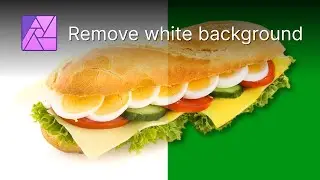 How to remove WHITE background from an image using Affinity Photo
