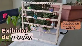 Como hacer un exibidor para aretes! | Fácil y con reciclaje - Diy Cute