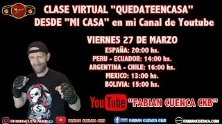CKB # 🙌PROMO !! CLASE VIRTUAL FITNESS DE COMBATE 