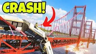 Trapping NPCs On A COLLAPSING BRIDGE! | Teardown