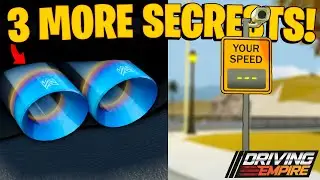 3 MORE Secrets In Driving Empire You Probably Haven't Noticed!