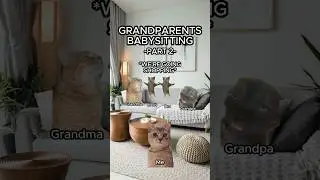 CAT MEMES 🐱 GRANDPARENTS BABYSITTING PT.2 #relatable #relationship #cat #catlover #shorts