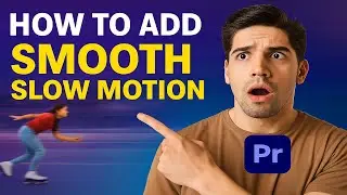 How To add smooth slow motion Premiere Pro 2022 in 30 SECONDS