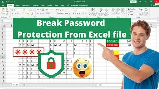 How to Break Password Protection from Excel file -  Tech Drop