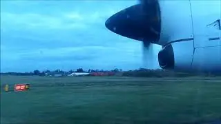 Evening Departure of Loganair Dornier 328 from Norwich | 19/02/2019
