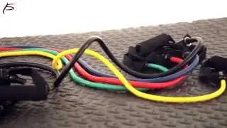 Tube Resistance Bands with Attached Handles