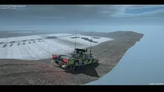 Skidmarks and Post-process | KF51 Panther | Unity