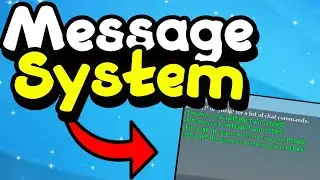 Roblox Studio How to Make SYSTEM MESSAGES!