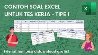 Excel Practice Questions That Often Appear in Job Entrance Tests (Type 1) | Ignasius Ryan