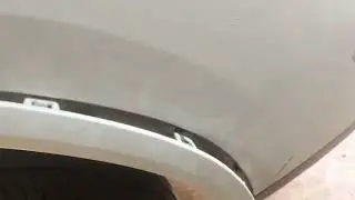 БМВ Х-4 снятие заднего бампера.