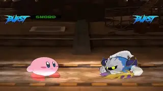 ADD004 MUGEN: Kirby (Me) Vs Meta Knight (OHMSBY, AI patched)