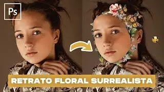 Como hacer EFECTO FLORAL SURREALISTA con Photoshop |  Tutorial Photoshop