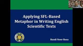 Applying SFL based metaphor in writing English scientific texts