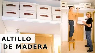 ALTILLO de madera PASO a PASO - Altillo para almacenaje // Bricomania