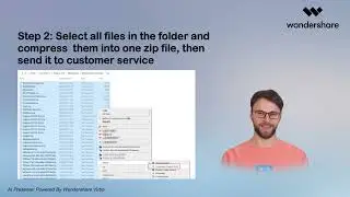 How to Get UniConverter  Log Files | Windows