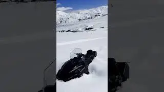 Что делать, если нашли в горах брошенный снегоход?