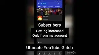 Youtube Subscribers getting increased | Youtube Glitch | Subscribers increase hack