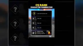 Cs Rank Character Combination | Best Character Combination For Cs Rank 