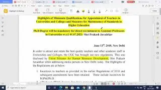 UGC REGULATION 2021-Ph.D Mandatory for assistant professors???