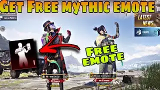 How to get Free Mythic Emote and Parachute in SILVANUS x suit BGMI Pubg mobile
