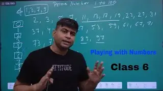 Exam EXPRESS | Class 6 Math | Playing with Numbers | Types of Natural Numbers | Prime Numbers