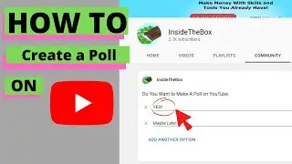 How To Make A YouTube Poll | YouTube Community Tab Surveys