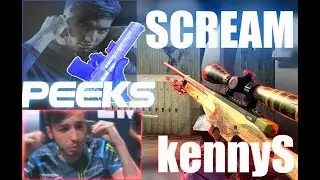 EnvyUs ScreaM Peeks G2 KennyS DEAGLE vs AWP Cache @ ESL NY QUALIFIERA
