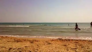 Пляж в Благовещенской