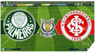 Palmeiras x Internacional 17/10/2021 - Campeonato Brasileiro Série A - PES 2021