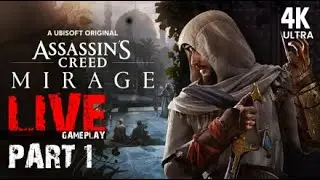 Assassin's creed mirage  gameplay part 1 || assassin's creed mirage  Walkthrough/Gameplay 4k 