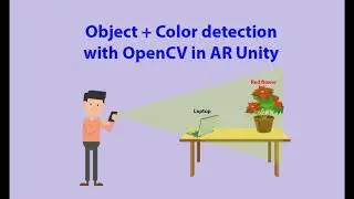 Object+Color detection with OpenCV in AR unity (Introduction)