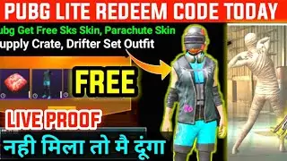 Pubg Lite redeem code today | pubg lite new working redeem code 2021 | legendary outfits free redeem
