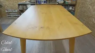 Making a wooden dining table / Woodworking diy / How to make dining table