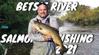 Betsie River Michigan Fall Salmon Fishing