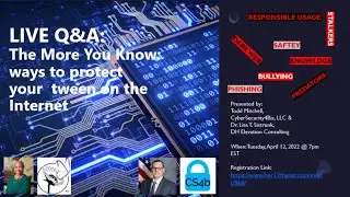 Cyber Safety for Tweens Live Q&A