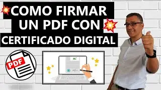 Cómo firmar un PDF con certificado digital