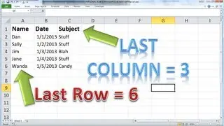 Excel VBA Basics #8 - Find the LAST ROW or COLUMN dynamically and clearing out your last report