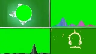 Green Screen Effects Audio Spectrum Visualizer 2020 | Audio Wave Spectrum - Copyright Free