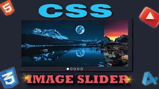 Build an Image Slider Using HTML & CSS 📸 | Step-by-Step Tutorial for Beginners | NO TALKING 😱😱