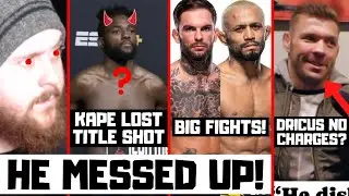 Manel Kape Misses Weight? Garbrandt vs Figueiredo? Dricus 