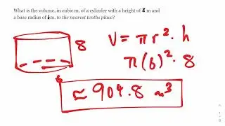 Cylinder volume