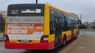 Linia 220 - MAN Lion's City Hybrid #9548 ( Mobilis )
